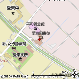 東近江市立愛東コミュニティセンター周辺の地図