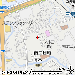 静岡県三島市南二日町7-12周辺の地図