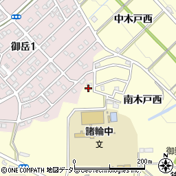愛知県愛知郡東郷町諸輪南木戸西108-112周辺の地図
