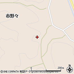 兵庫県丹波篠山市市野々320周辺の地図