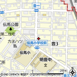 名古屋元禄郵便局周辺の地図