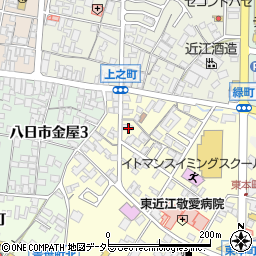 滋賀県東近江市八日市東本町5-32周辺の地図