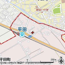 滋賀県東近江市平田町128周辺の地図