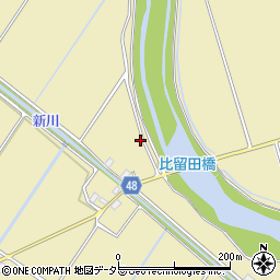 滋賀県野洲市比留田3769周辺の地図