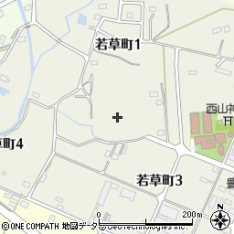 愛知県豊田市若草町周辺の地図