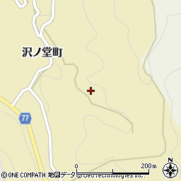 愛知県豊田市沢ノ堂町クロヒヤ周辺の地図