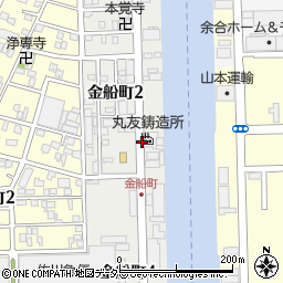愛知県名古屋市港区金船町周辺の地図