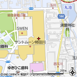 ジーユーサントムーン柿田川店周辺の地図