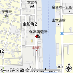 愛知県名古屋市港区金船町周辺の地図