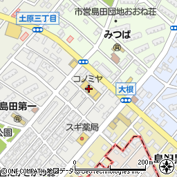 サンビレッジフーズ株式会社　島田店周辺の地図