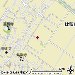 滋賀県野洲市比留田610-7周辺の地図