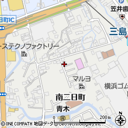 静岡県三島市南二日町7-11周辺の地図