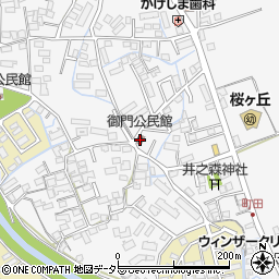 御門公民館周辺の地図