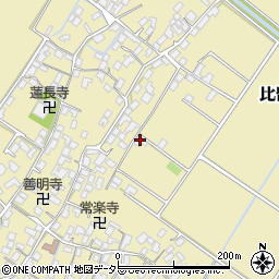 滋賀県野洲市比留田613周辺の地図