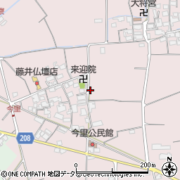 滋賀県東近江市小脇町1791-2周辺の地図