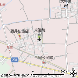 滋賀県東近江市小脇町1879-1周辺の地図