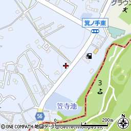 愛知県日進市赤池町箕ノ手2-63周辺の地図