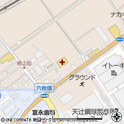 イエローハット近江八幡店周辺の地図