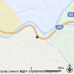 愛知県豊田市葛沢町神尾川周辺の地図