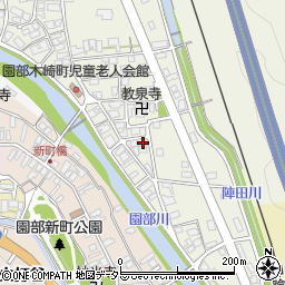 京都府南丹市園部町木崎町川端周辺の地図