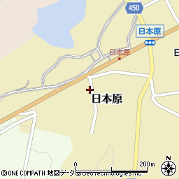 岡山県津山市日本原471周辺の地図