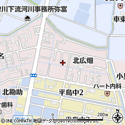 愛知県弥富市平島町北広畑14-9周辺の地図