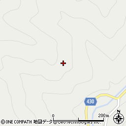 愛知県東栄町（北設楽郡）足込（嘉良沢）周辺の地図