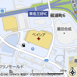 １００円ショップセリア　ベイシア三好店周辺の地図