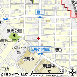 愛知県名古屋市南区豊周辺の地図