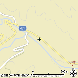 愛知県北設楽郡東栄町振草小林上日向周辺の地図