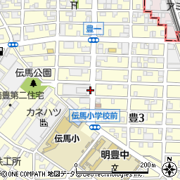 愛知県名古屋市南区豊周辺の地図