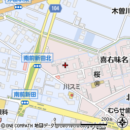 愛知県弥富市平島町喜右味名19周辺の地図