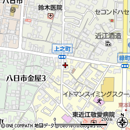 滋賀県東近江市八日市東本町5-35周辺の地図