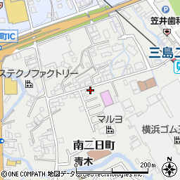 静岡県三島市南二日町7-9周辺の地図