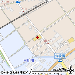 スズキ自販滋賀Ｕ’ｓＳＴＡＴＩＯＮ近江八幡周辺の地図