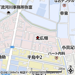 愛知県弥富市平島町北広畑11周辺の地図