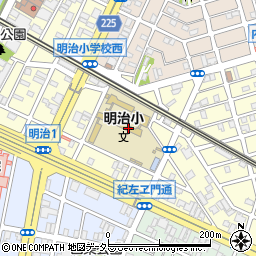 名古屋市立明治小学校周辺の地図