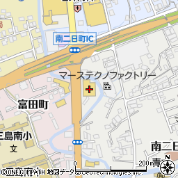 静岡県三島市南二日町2-2周辺の地図