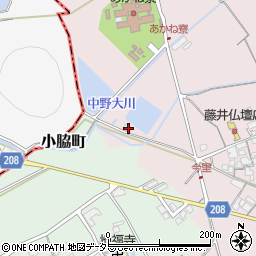 滋賀県東近江市小脇町2142周辺の地図