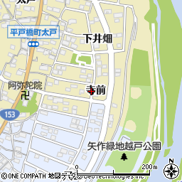 愛知県豊田市平戸橋町寺前周辺の地図