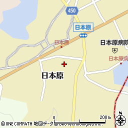 岡山県津山市日本原490周辺の地図