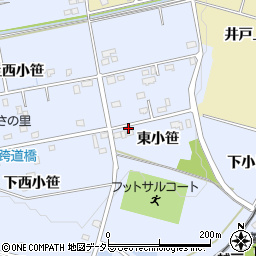 愛知県豊田市越戸町東小笹210周辺の地図