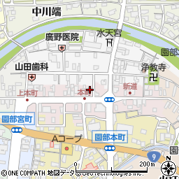 本町区会所周辺の地図