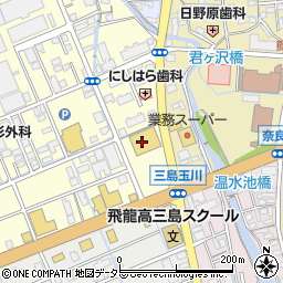 ＰＣＤＥＰＯＴ三島店周辺の地図