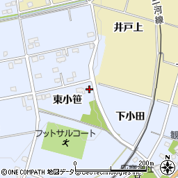 愛知県豊田市越戸町東小笹219周辺の地図