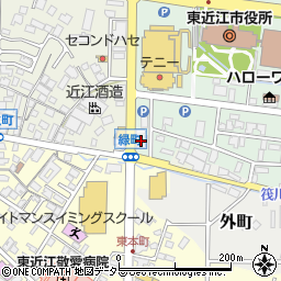 関西みらい銀行湖東支店 ＡＴＭ周辺の地図