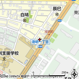 ファミリーマート辰巳町店周辺の地図