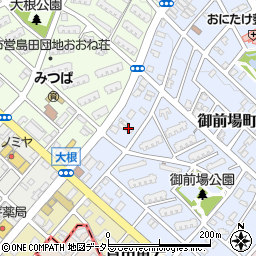 愛知県名古屋市天白区御前場町27-1周辺の地図