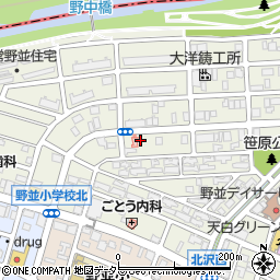 中日新聞　菅田専売所村上新聞店周辺の地図