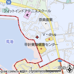 愛知県日進市赤池町モチロ周辺の地図